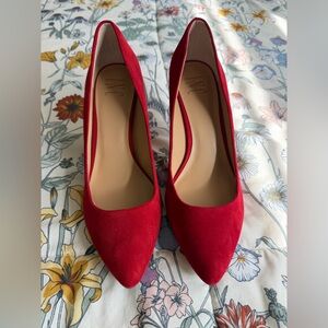 INC International Concepts Women's Vibrant Red Heels